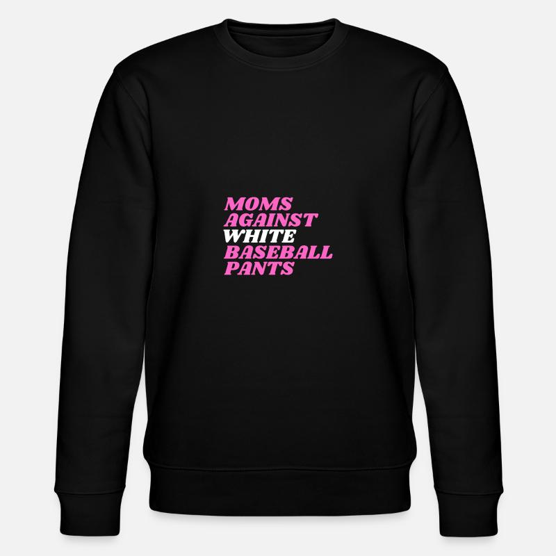 Moms Against White Baseball Pants - Stanley/Stella Unisex Bio-Sweatshirt CHANGER  - Schwarz