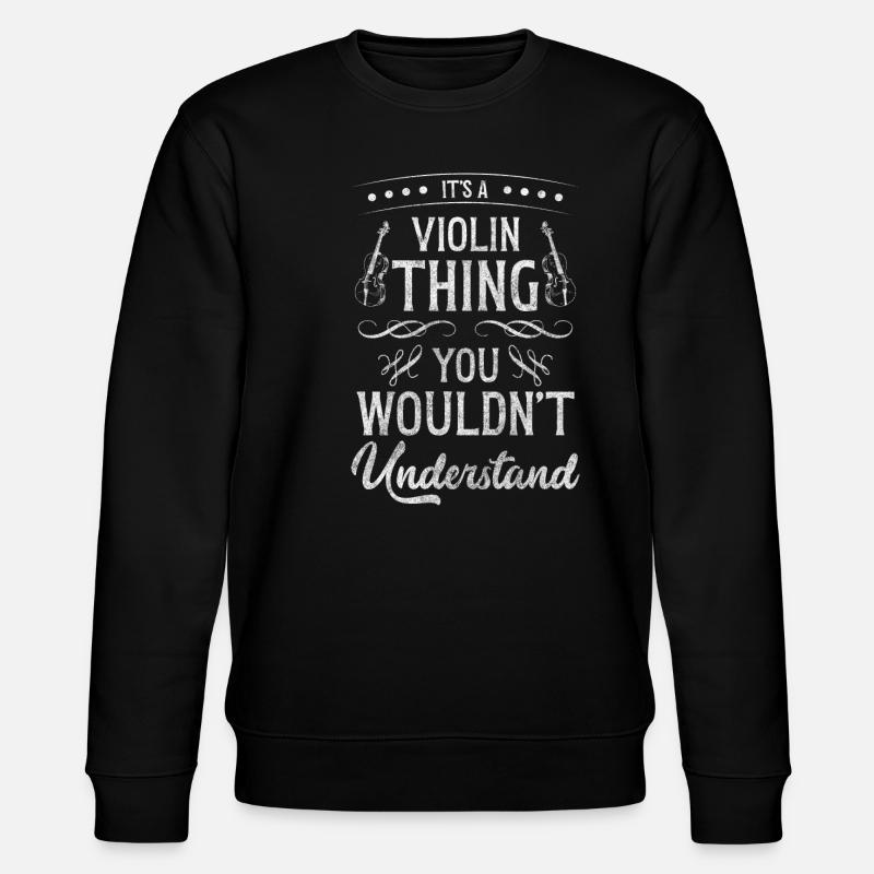 Violin Concerto Classical Symphony - Stanley/Stella CHANGER Unisex Organic Sweatshirt - black