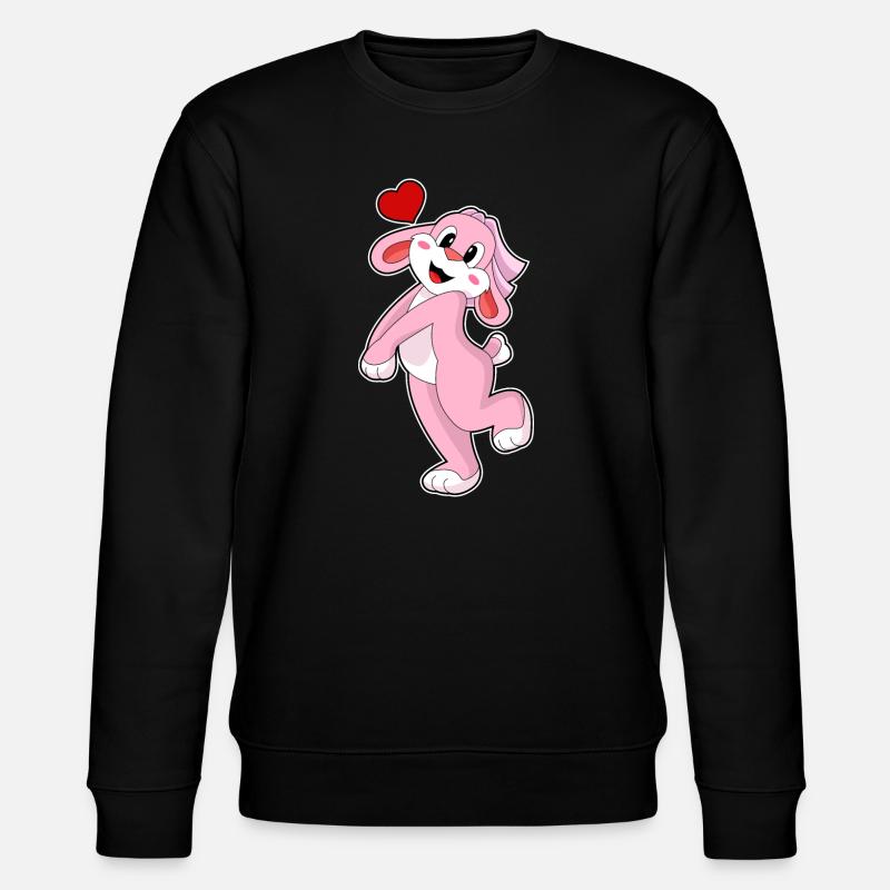 Rabbit Bride Veil Wedding - Stanley/Stella CHANGER Unisex Organic Sweatshirt - black
