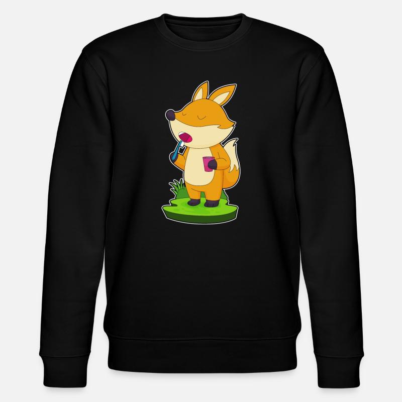 Fuchs Zahnbürste - Stanley/Stella Unisex Bio-Sweatshirt CHANGER  - Schwarz