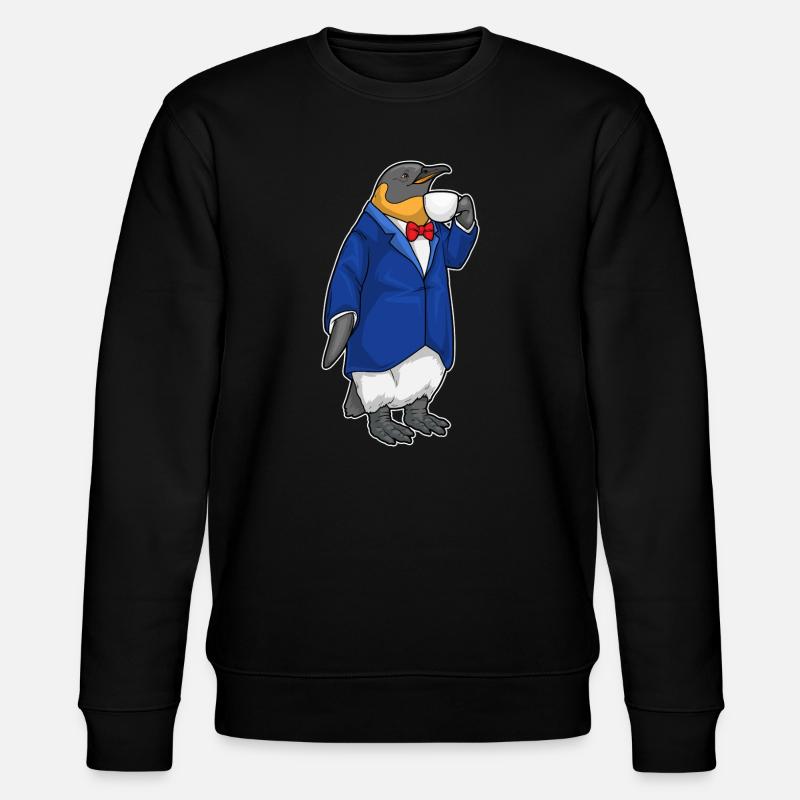 Mole kaffekrus - Stanley/Stella økologisk unisex-sweatshirt CHANGER - sort