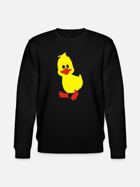 ente, entchen - Stanley/Stella Unisex Bio-Sweatshirt CHANGER - Schwarz