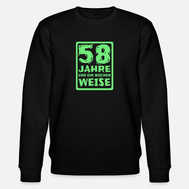 58 - Stanley/Stella Unisex Bio-Sweatshirt CHANGER  - Schwarz