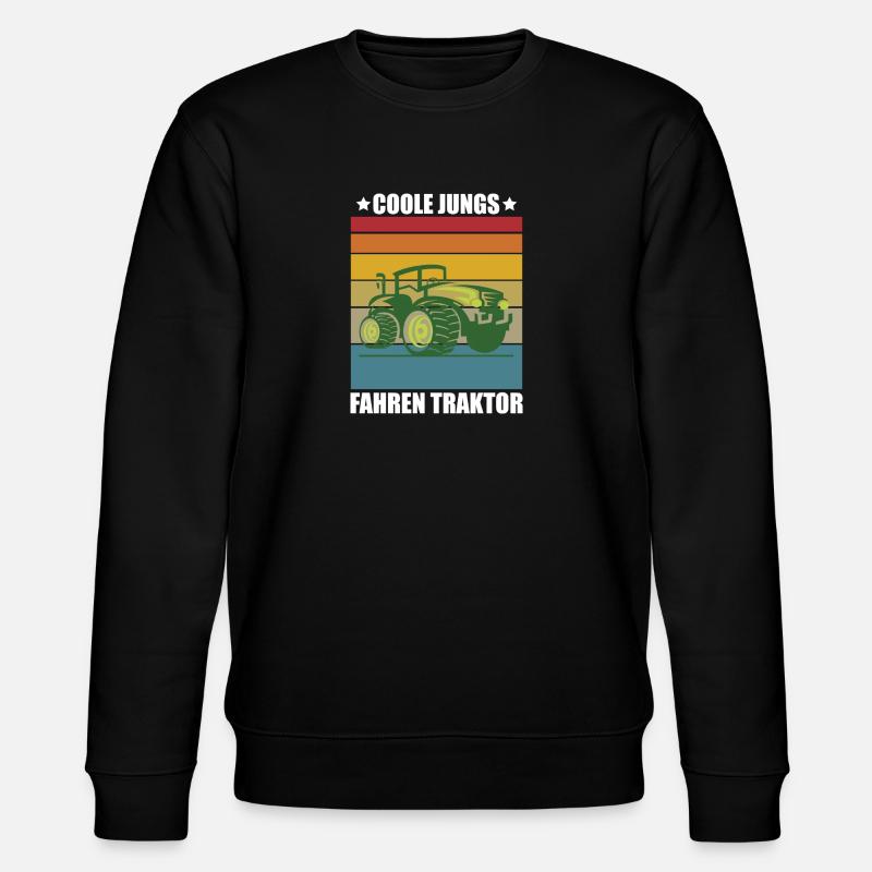 Landwirt Bauer Farmer - Stanley/Stella Unisex Bio-Sweatshirt CHANGER - Schwarz