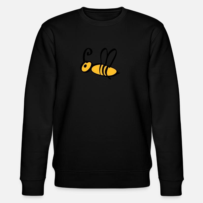 bee / honeybee 2c - Stanley/Stella Unisex Bio-Sweatshirt CHANGER  - Schwarz