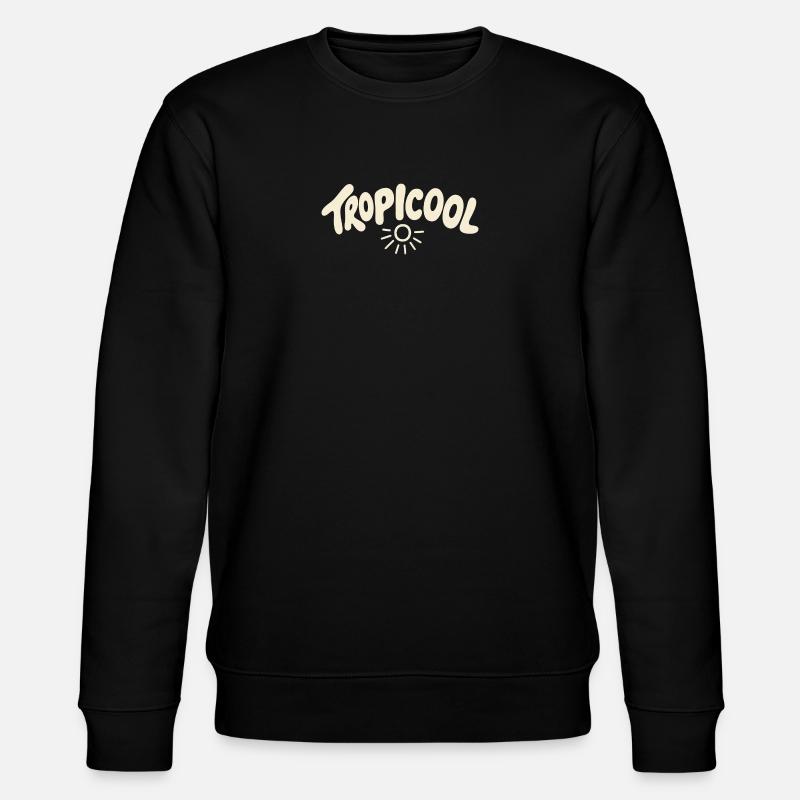 TROPICOOL – pure summer feeling - Stanley/Stella CHANGER Unisex Organic Sweatshirt - black