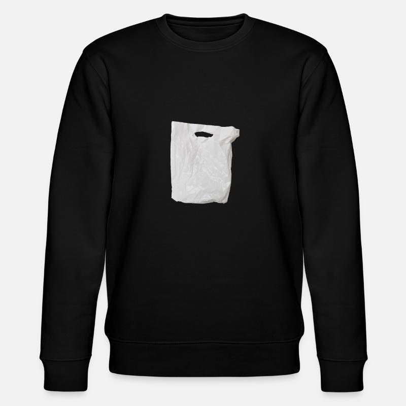 weisse Tüte - Stanley/Stella Unisex Bio-Sweatshirt CHANGER  - Schwarz