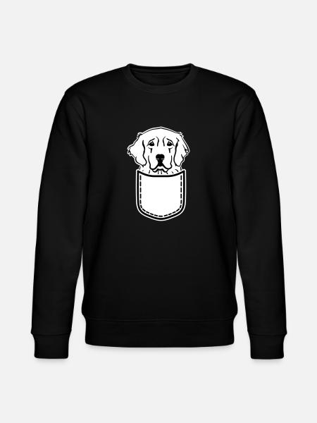 Golden Retriever - Stanley/Stella Unisex Bio-Sweatshirt CHANGER - Schwarz