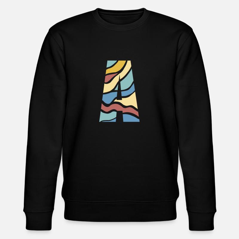 letterA - Stanley/Stella Unisex Bio-Sweatshirt CHANGER  - Schwarz