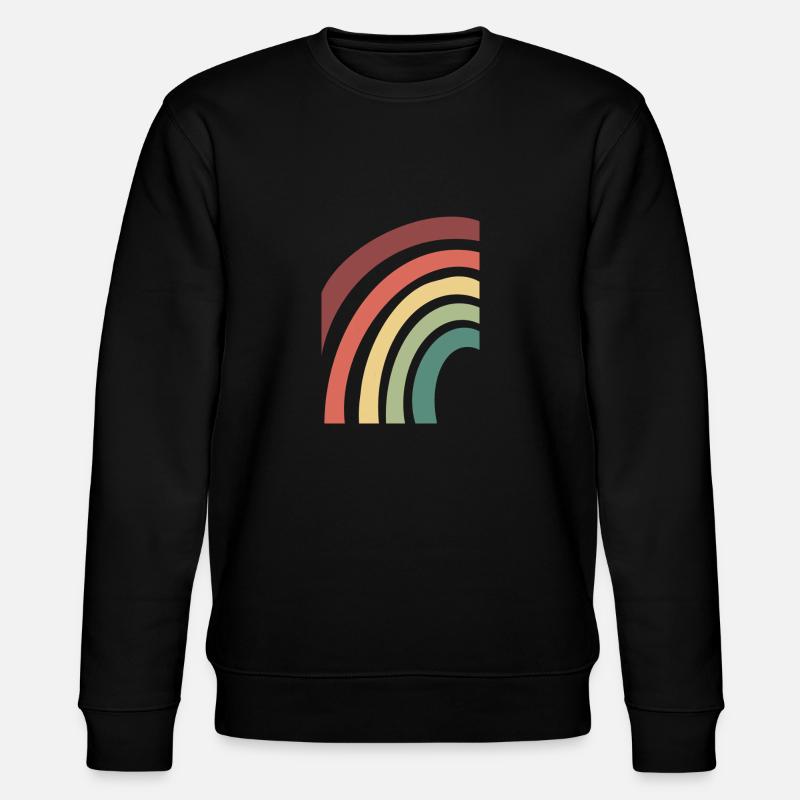 Regenbogen - Stanley/Stella Unisex Bio-Sweatshirt CHANGER  - Schwarz
