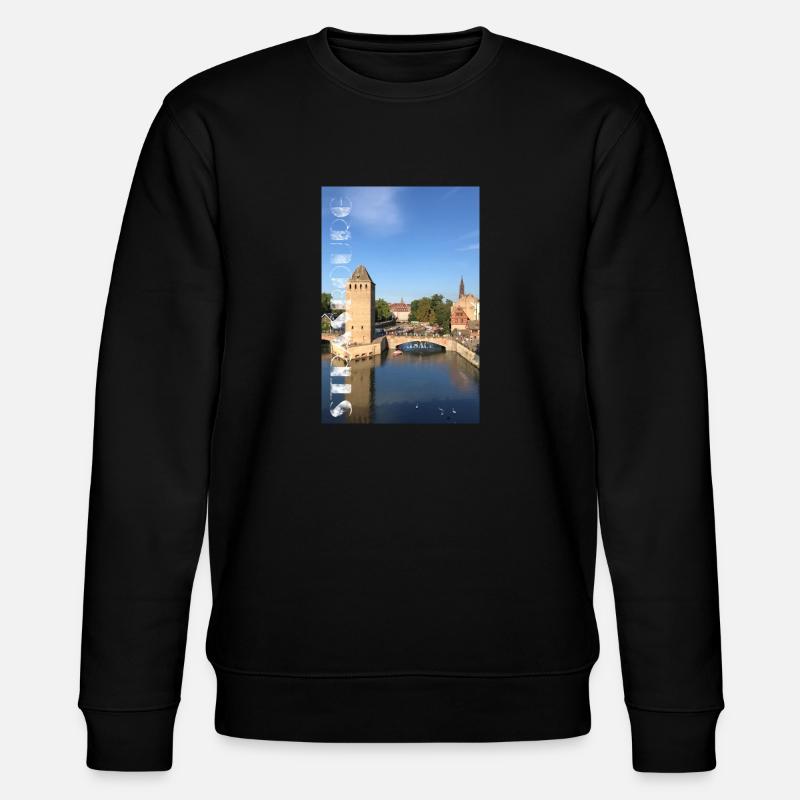 Strasbourg Alsace Ponts Couverts - Sweat bio CHANGER Stanley/Stella Unisexe - noir