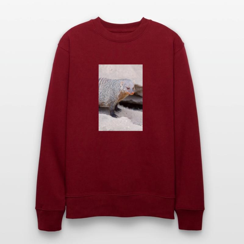 Gebänderte Manguste oder Zebramanguste Stanley/Stella Unisex Bio-Sweatshirt CHANGER 