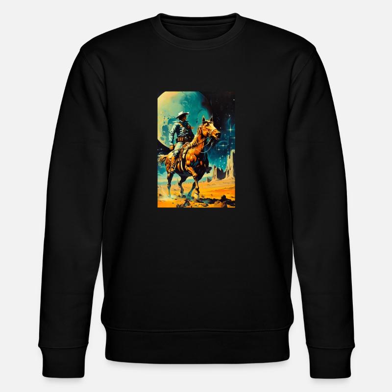 Le cowboy de l’espace - Sweat bio CHANGER Stanley/Stella Unisexe - noir