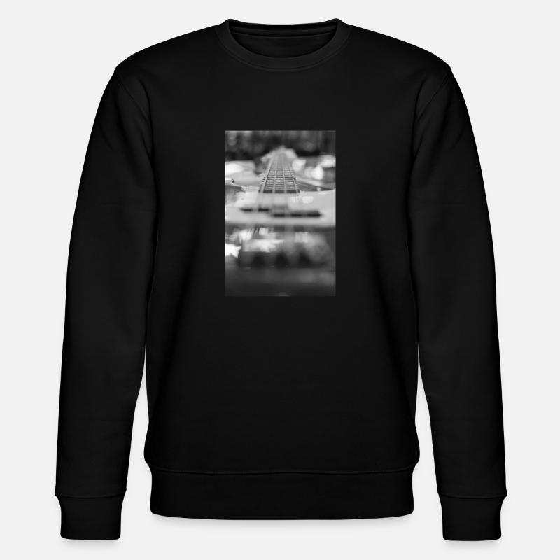 Gitarre - Stanley/Stella Unisex Bio-Sweatshirt CHANGER  - Schwarz