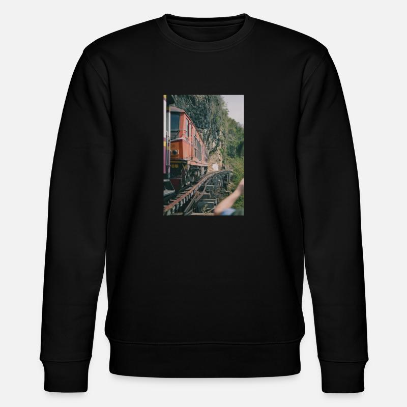 Train Train - Stanley/Stella CHANGER Unisex Organic Sweatshirt - black