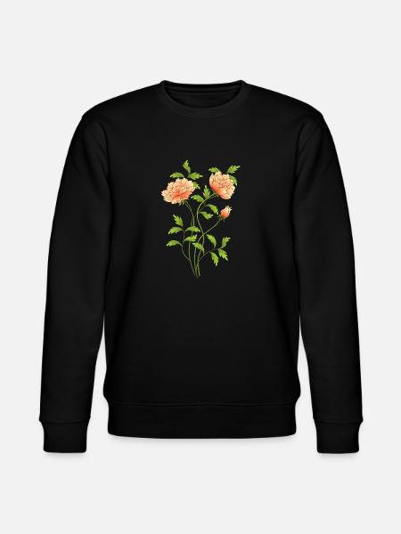 Flowers - Stanley/Stella CHANGER Unisex Organic Sweatshirt - black