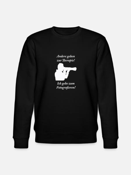 Therapie weiss - Stanley/Stella Unisex Bio-Sweatshirt CHANGER - Schwarz