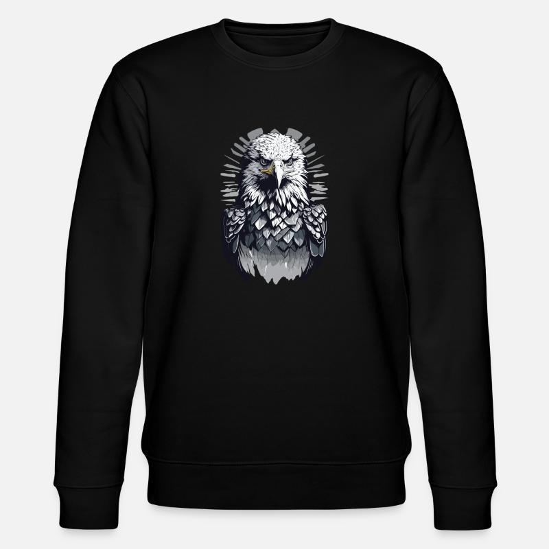 Pygargue à tête blanche - Sweat bio CHANGER Stanley/Stella Unisexe - noir
