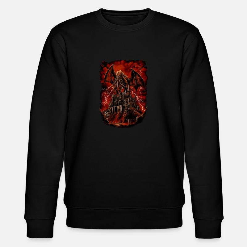 Aufstieg des Cthulhu - Stanley/Stella Unisex Bio-Sweatshirt CHANGER  - Schwarz