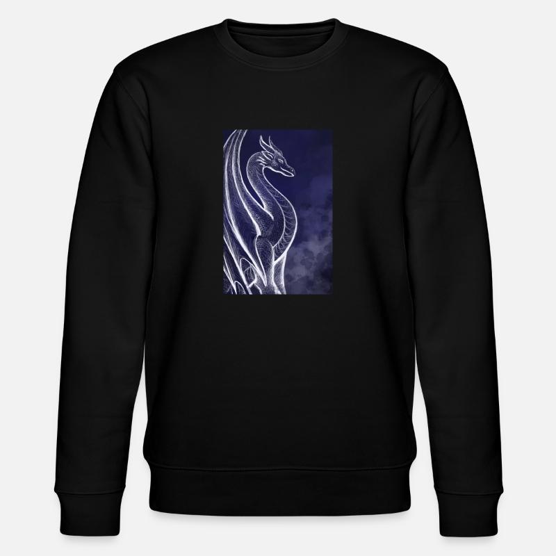 Dragon - Stanley/Stella Unisex Bio-Sweatshirt CHANGER  - Schwarz