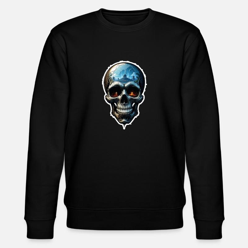 Crâne Crâne 05837 - Sweat bio CHANGER Stanley/Stella Unisexe - noir