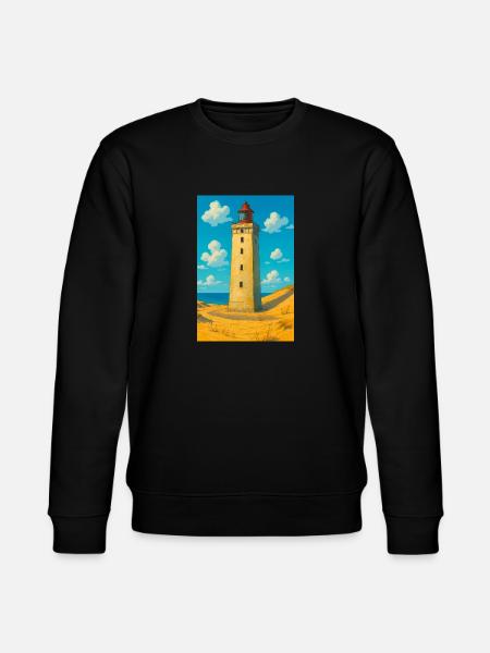 Rubjerg Knude Fyr - Stanley/Stella CHANGER Unisex Organic Sweatshirt - black