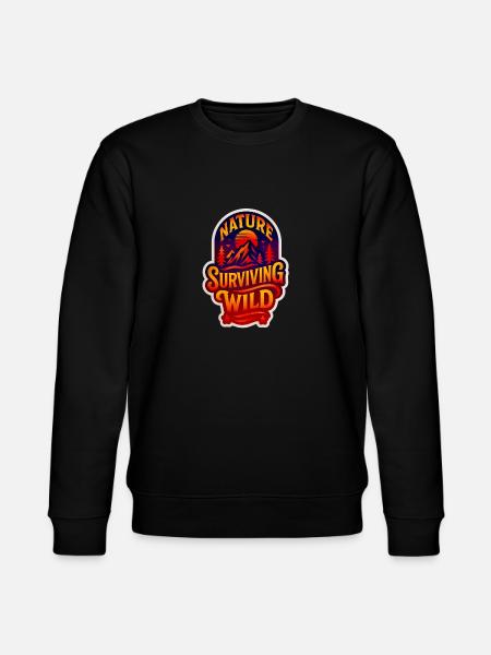 Nature Grit: Endure | Adapt | Rise - Stanley/Stella CHANGER Unisex Organic Sweatshirt - black
