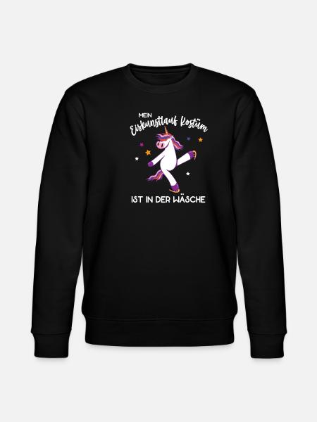 Eiskunstlauf Kostüm ist in der Wäsche Eistanz - Stanley/Stella Unisex Bio-Sweatshirt CHANGER - Schwarz