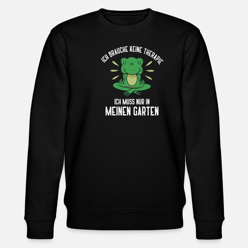 Gärtner Hobbygärtner Garten Landschaftsgärtner - Stanley/Stella Unisex Bio-Sweatshirt CHANGER  - Schwarz