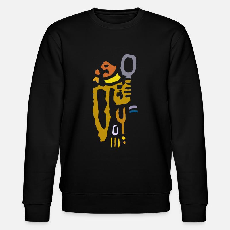 Kunst - Stanley/Stella Unisex Bio-Sweatshirt CHANGER  - Schwarz