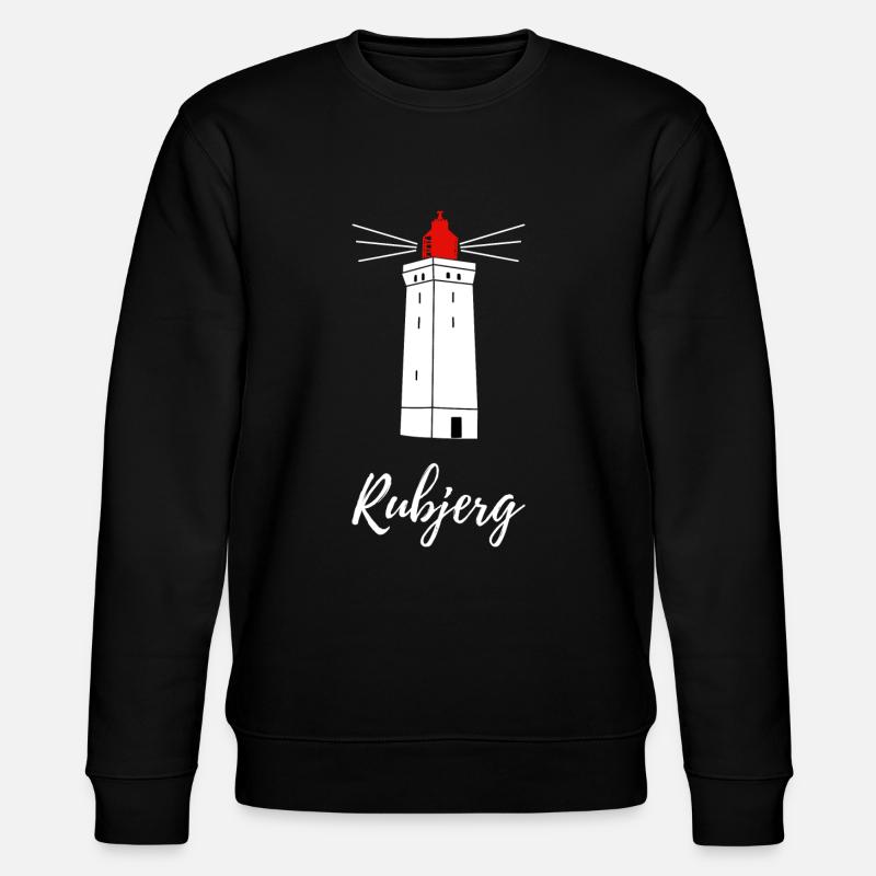 Leuchtturm Rubjerg Dänemark - Stanley/Stella Unisex Bio-Sweatshirt CHANGER - Schwarz
