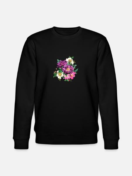 Roses - Stanley/Stella Unisex Bio-Sweatshirt CHANGER - Schwarz