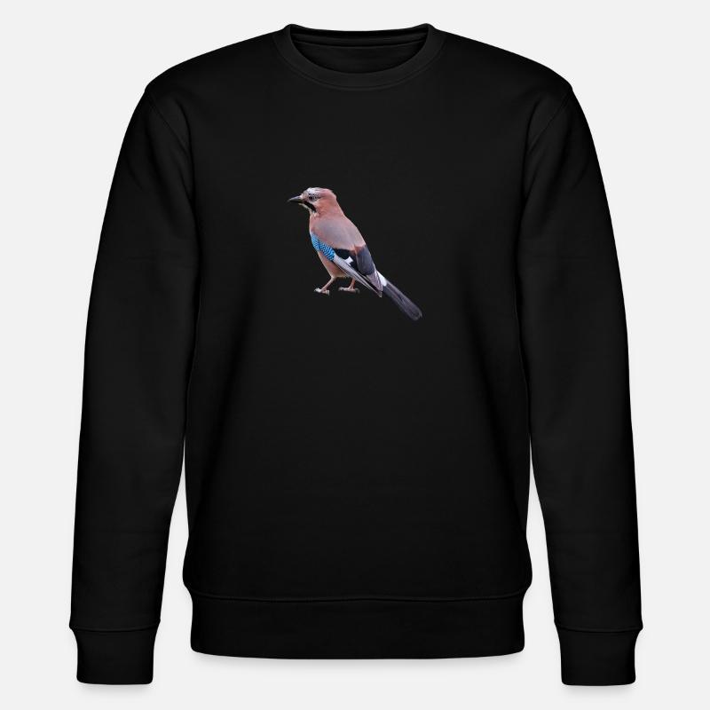 Eichelhäher am431 - Stanley/Stella Unisex Bio-Sweatshirt CHANGER  - Schwarz
