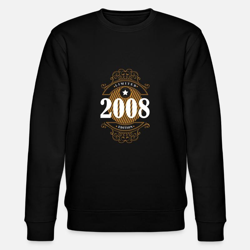 2008 Édition Limitée Anniversaire - Sweat bio CHANGER Stanley/Stella Unisexe - noir