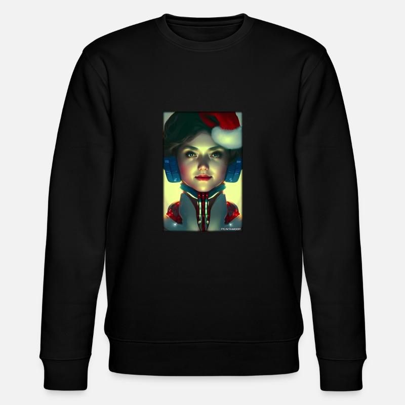 Robots Noël Future Technology Science - Sweat bio CHANGER Stanley/Stella Unisexe - noir