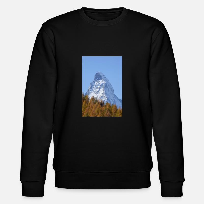 Matterhorn - Stanley/Stella Unisex Bio-Sweatshirt CHANGER  - Schwarz