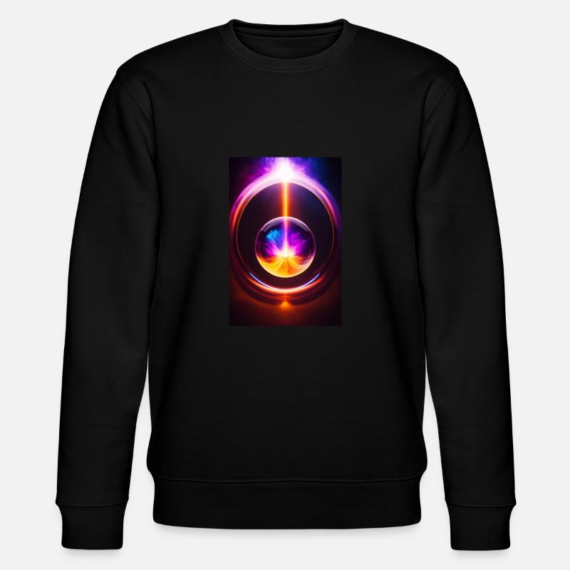 Spirit Symbol - Stanley/Stella Unisex Bio-Sweatshirt CHANGER  - Schwarz
