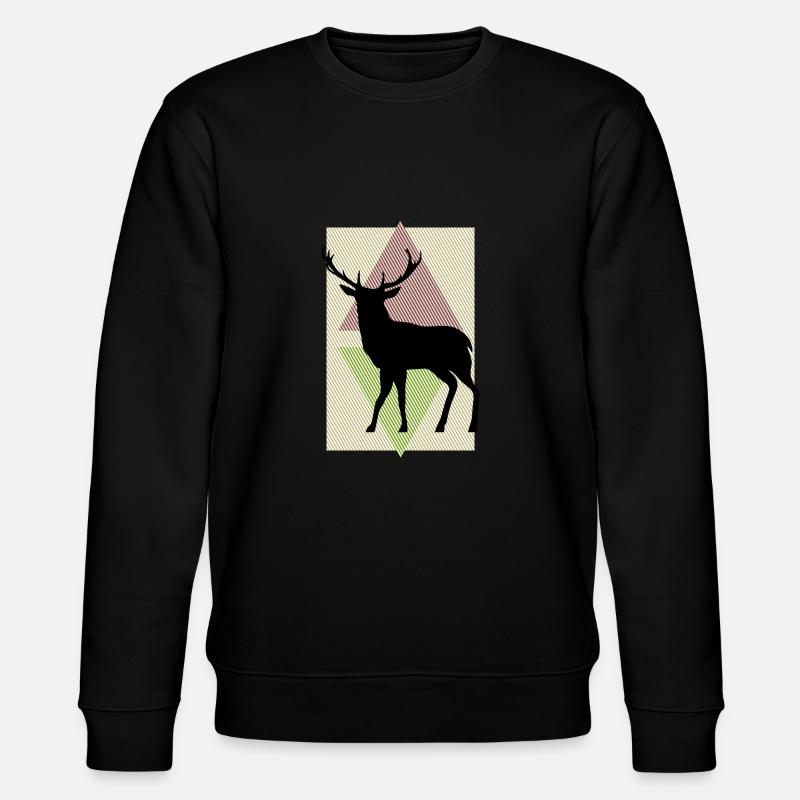 Cerf - Sweat bio CHANGER Stanley/Stella Unisexe - noir