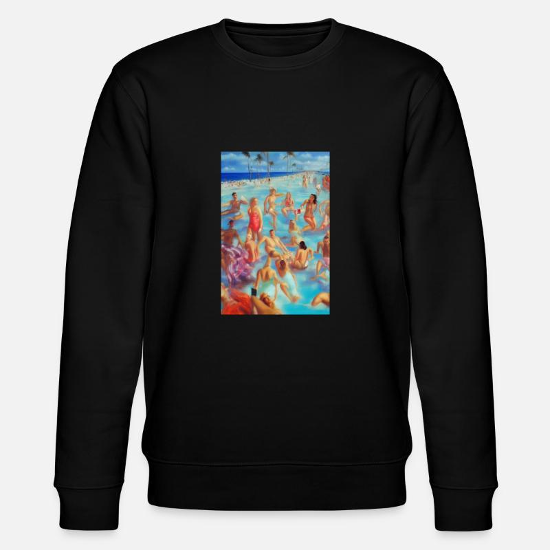 Plage de Floride - Sweat bio CHANGER Stanley/Stella Unisexe - noir
