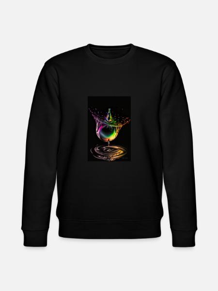 Drops neon 2 - Stanley/Stella CHANGER Unisex Organic Sweatshirt - black