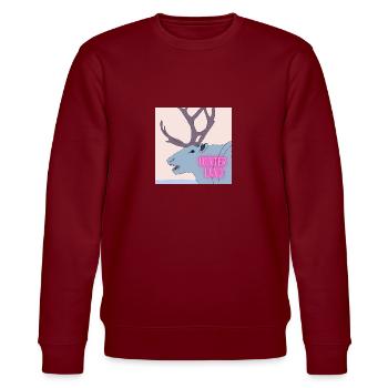 Terre d’hiver - Sweat bio CHANGER Stanley/Stella Unisexe - bordeaux - Devant - Nik (191cm) & Marisol (170cm)