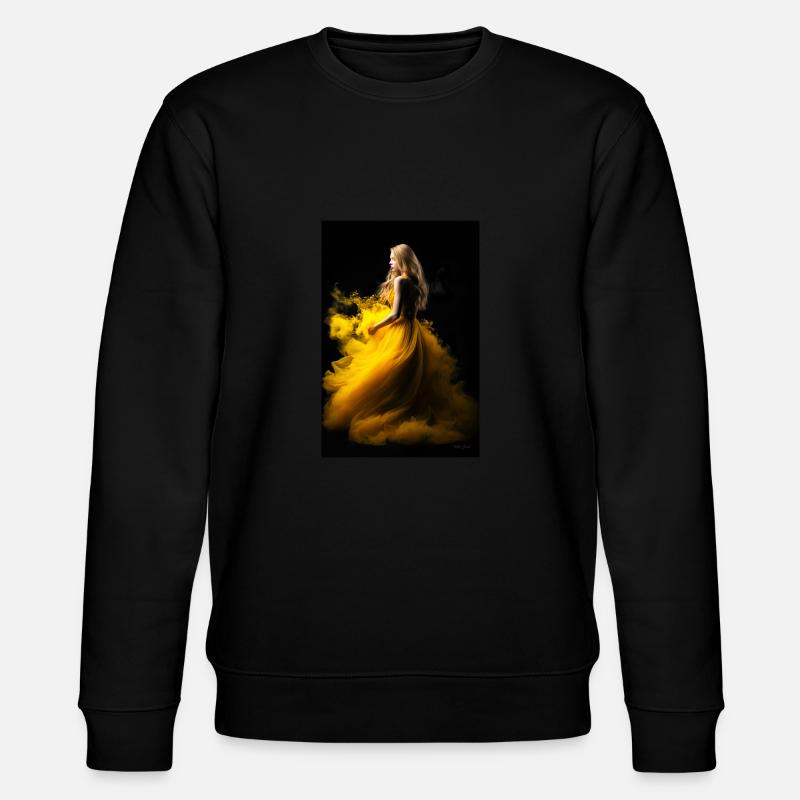 Beauté jaune 3 - Sweat bio CHANGER Stanley/Stella Unisexe - noir