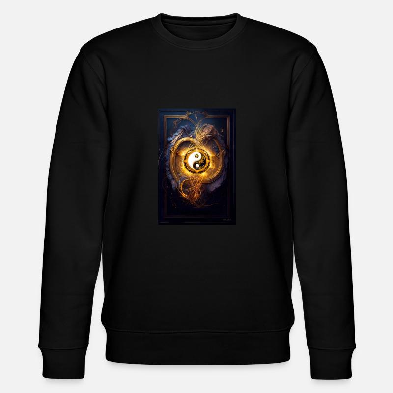 Yin Yang 3 - Stanley/Stella CHANGER Unisex Organic Sweatshirt - black