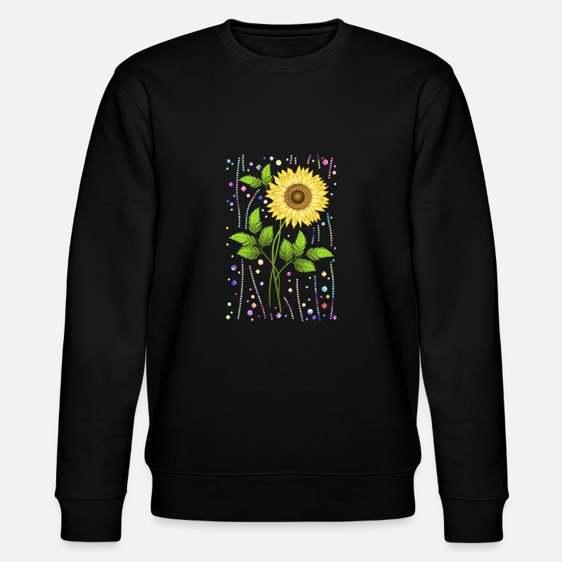 Blume - Stanley/Stella Unisex Bio-Sweatshirt CHANGER  - Schwarz