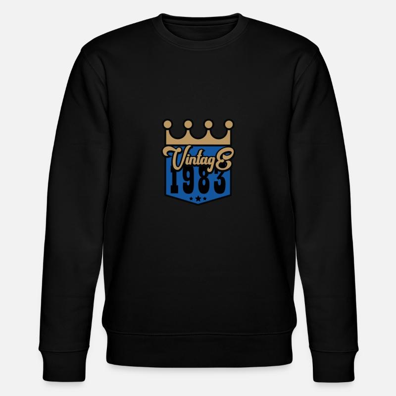 1983 40e anniversaire - Sweat bio CHANGER Stanley/Stella Unisexe - noir