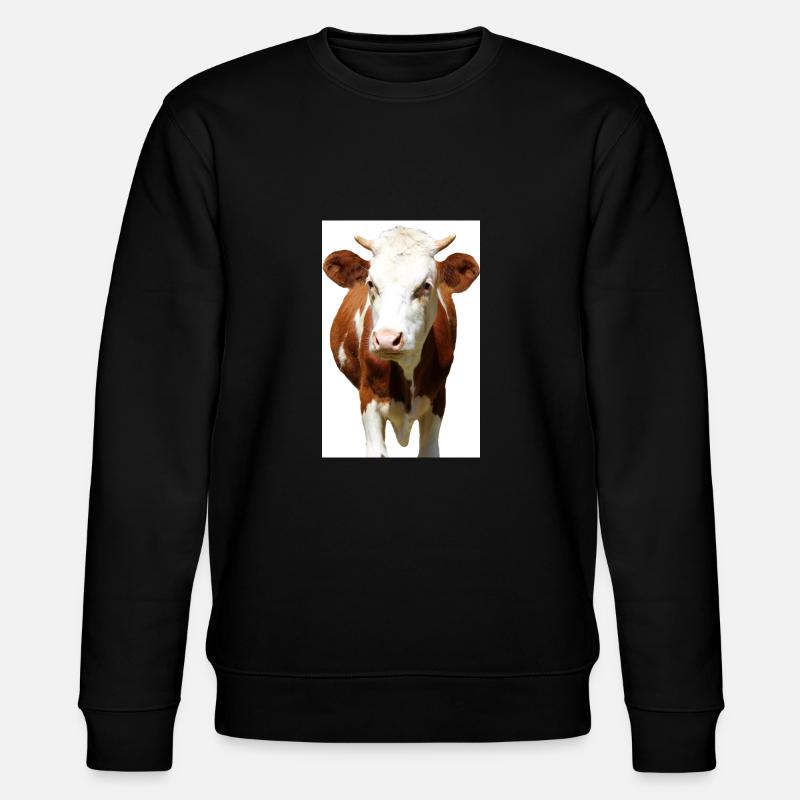 Affiche de vache - Sweat bio CHANGER Stanley/Stella Unisexe - noir