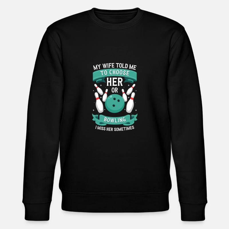 Joueur de bowling - Sweat bio CHANGER Stanley/Stella Unisexe - noir