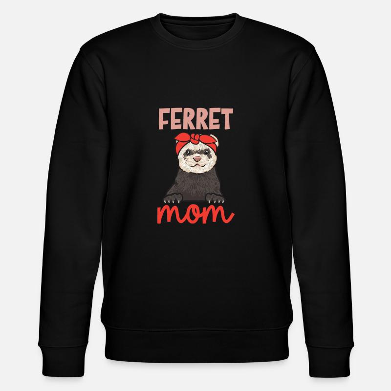 Frettchen Besitzer Frettchen - Stanley/Stella Unisex Bio-Sweatshirt CHANGER  - Schwarz