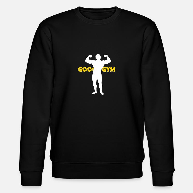 Gooo Gym - Stanley/Stella Unisex Bio-Sweatshirt CHANGER  - Schwarz