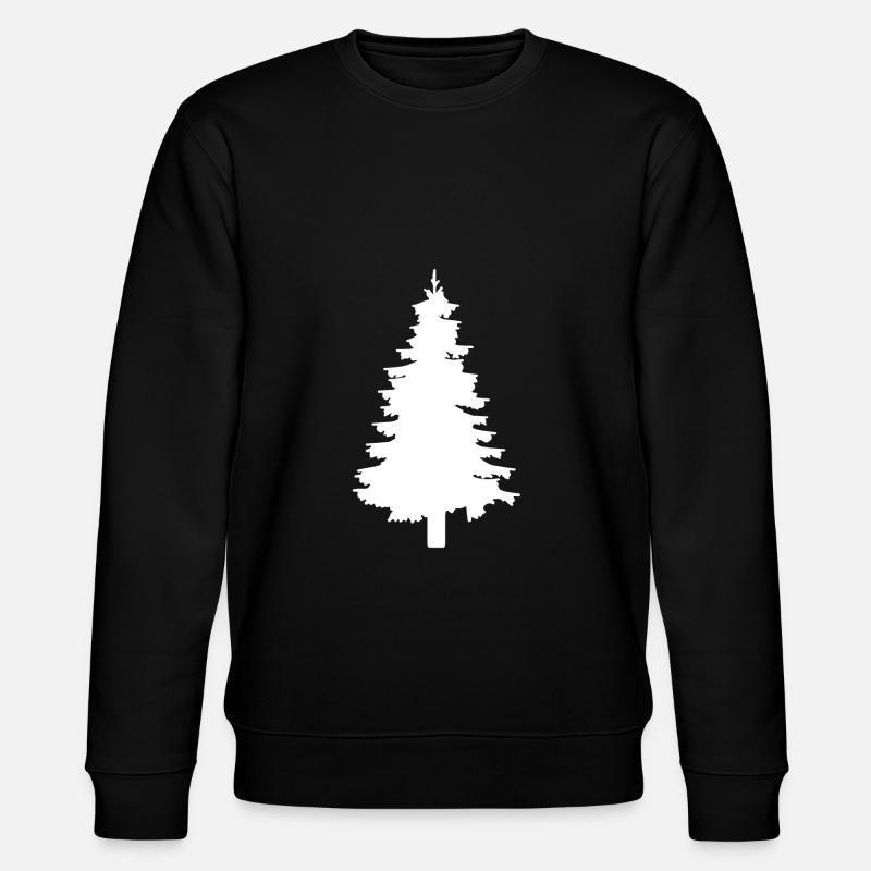 Fir tree - Stanley/Stella CHANGER Unisex Organic Sweatshirt - black